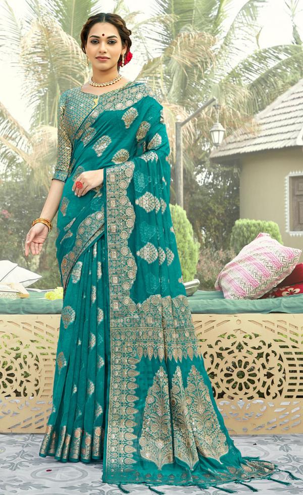 Bunawat Manbhawan Traditiona Designer Organza Saree Collection